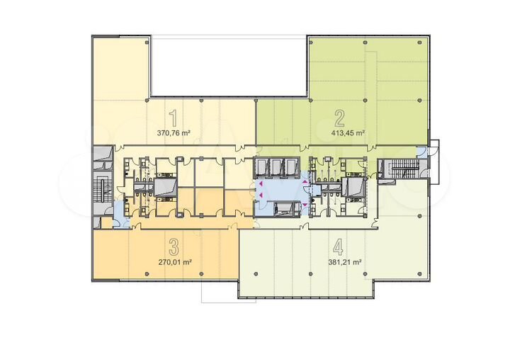 Аренда офиса 435 м² в бизнес-центре Ленинский прос