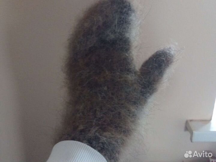 Варежки из собачьей шерсти