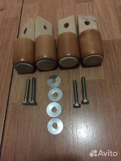 Ножки IKEA, 5 см, дерево, с крепежом