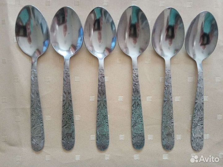 Столовые приборы ссср, чайные ложки, вилка Япония