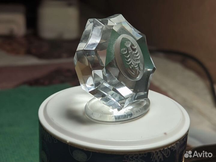 Хрусталь, Богемия, знак зодиака (цена за все5 шт.)