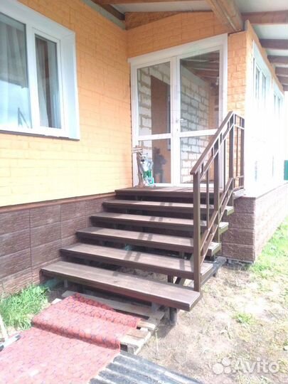 Каркас лестницы металл