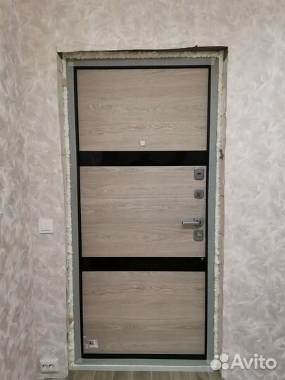 Установка входных металлических дверей