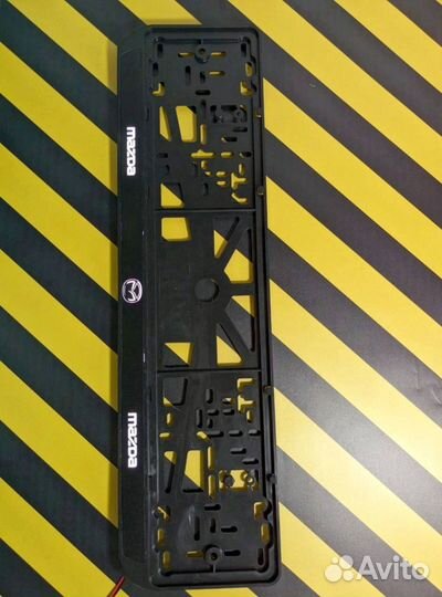 Номерная рамка c вашим логотипом и дизайном