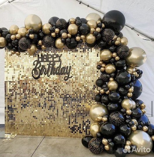 Фотозона в аренду, оформление пайетки/шары/цветы