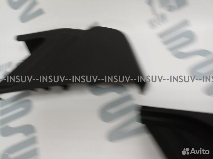 Пластиковые накладки на пороги Rival Нива