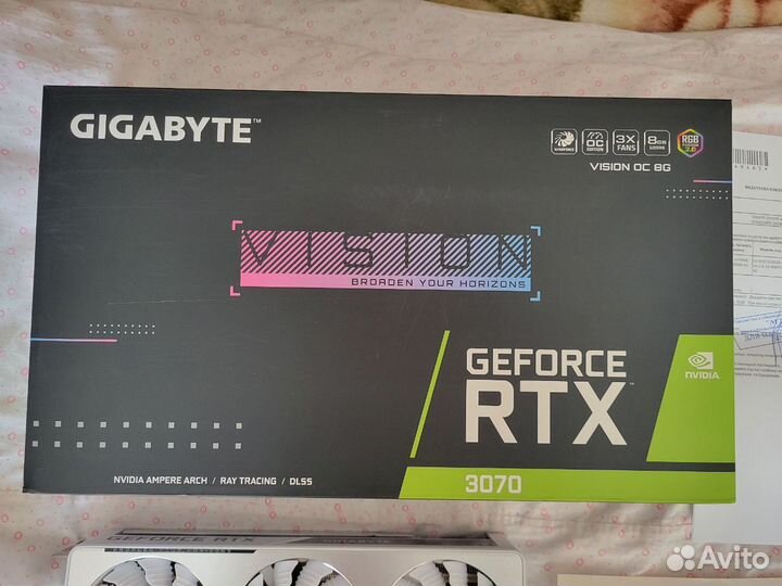 Видеокарта gigabyte GeForce RTX 3070 Gaming OC 8G