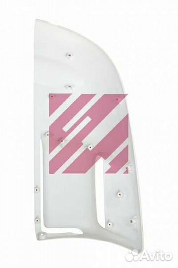 Дефлектор кабины белый пластик SMC левый Scania