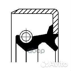 Сальник ступицы колеса Toyota Cressida-chassis