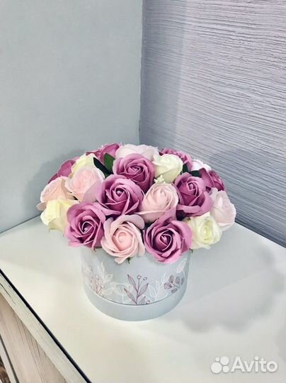 Букет из мыльных роз 25 шт