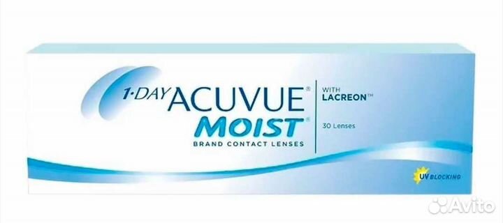 Мягкие контактные линзы Acuvue 30 шт бесцветные