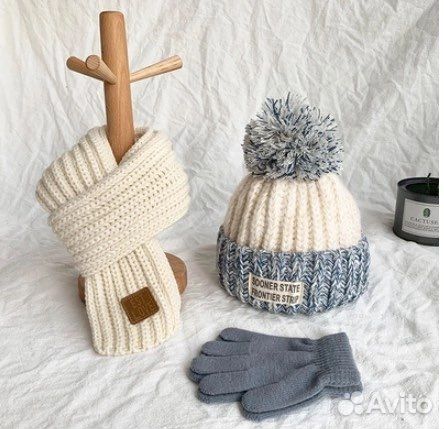 Комплект шапка и шарф
