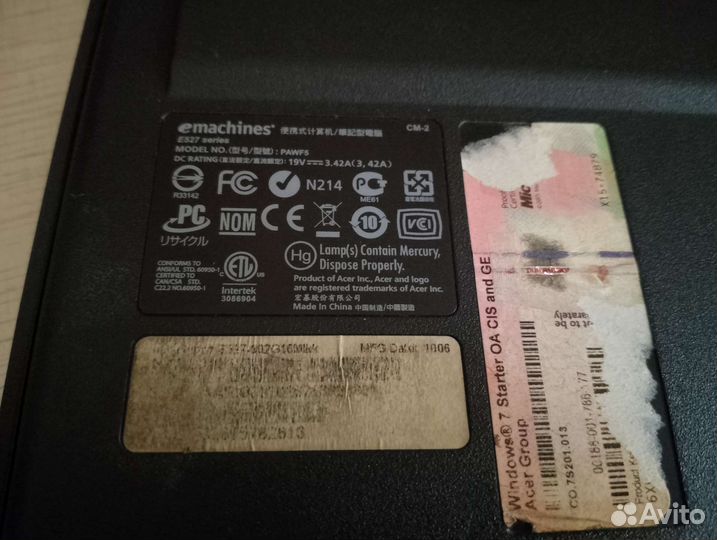 Ноутбук emachines