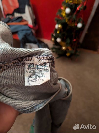 Джинсы комбинезон guess с подтяжками