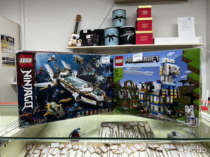 Lego наборы ниндзяго и майнкрафт