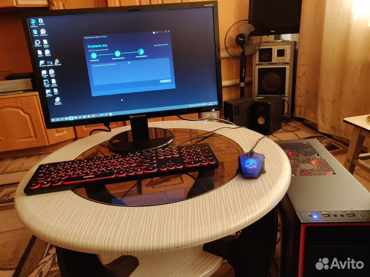 Игровой компьютер в сборе