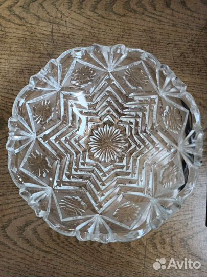 Вазы хрустальные СССР 3 шт