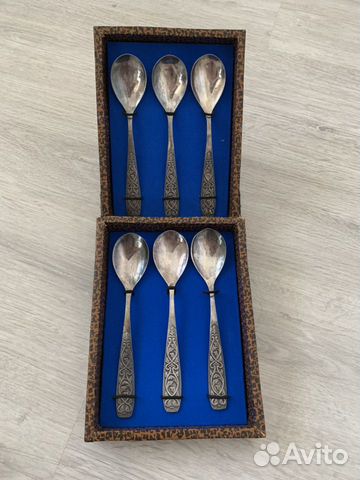 Набор ложек десертных СССР