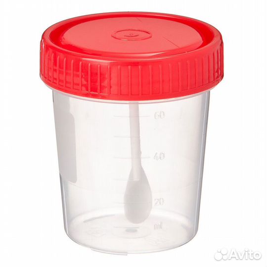 Контейнер для биологической жидкости 25мл. с лопат