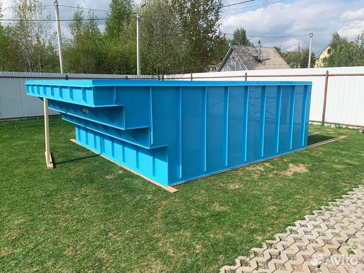 Бассейн 5x4 из полипропилена