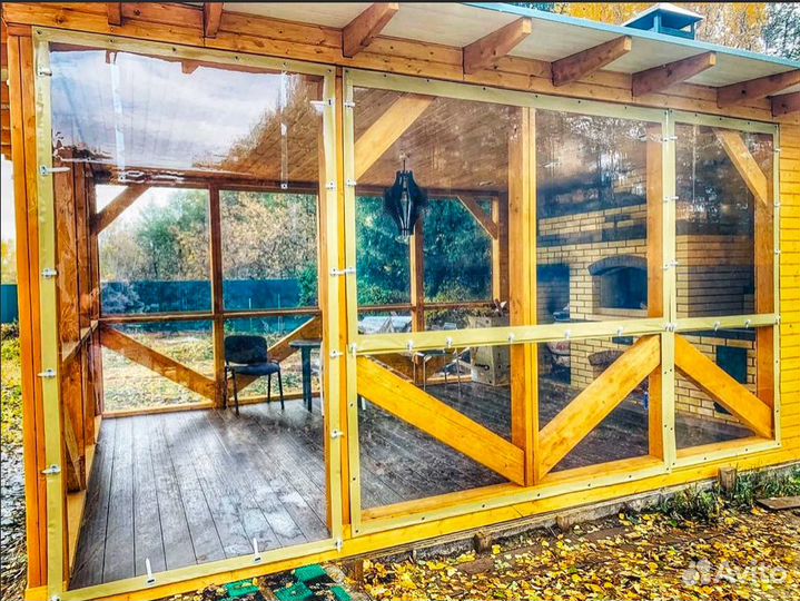 Мягкие окна из пленки пвх