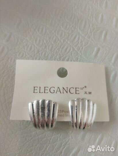 Серьги ракушки