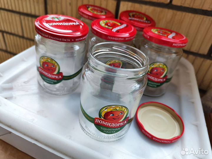 Банки стеклянные 0.25 мл