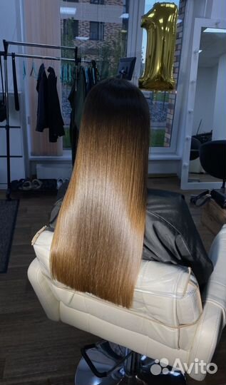 Кератиновое выпрямление волос модель