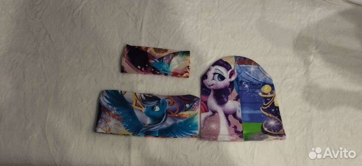 Комплект шапка и снуд детский