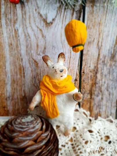 Ватная игрушка Заяц