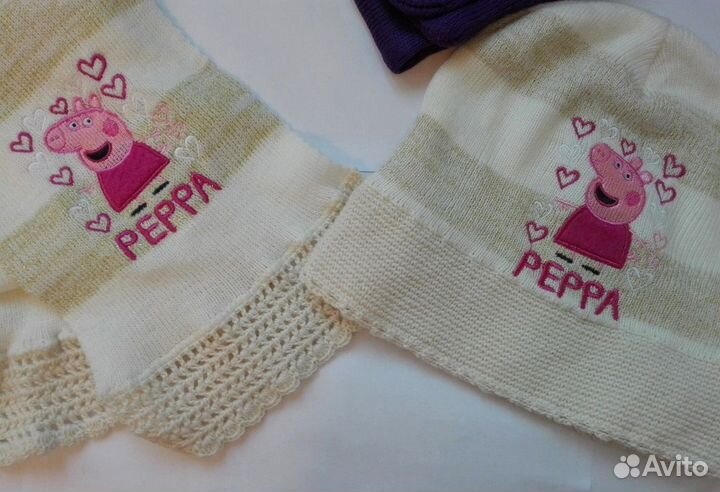 Шапка и шарф Peppa Шапка и шарф Hello Kitty