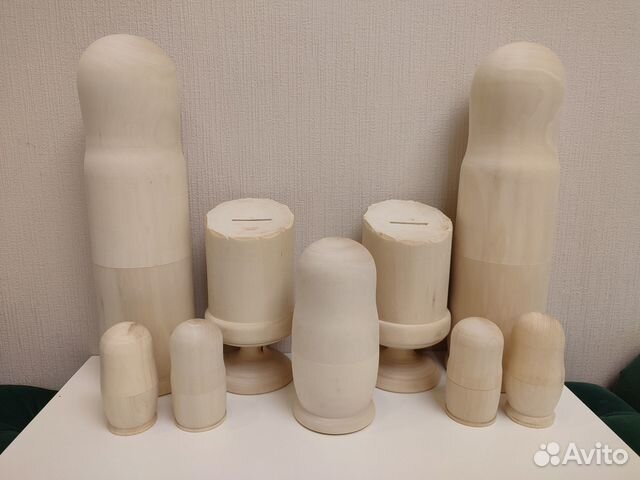 Заготовки для росписи и рукоделия матрешки яйца