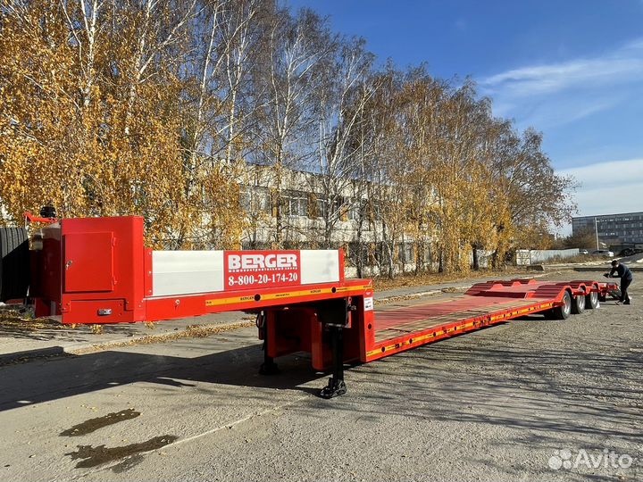 Полуприцеп трал (тяжеловоз) Berger 9853, 2024