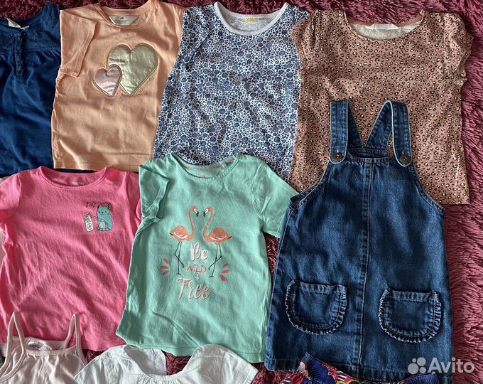 Брендовые вещи на девочку (104) пакетом