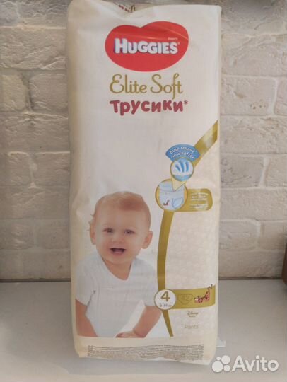 Подгузники-трусики Huggies elite soft 4 (42шт)
