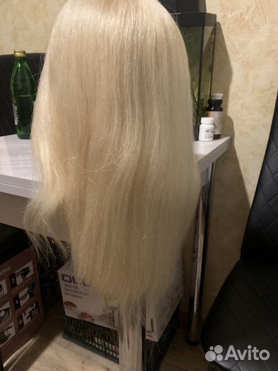 Балванка с натуральными волосами и штатив