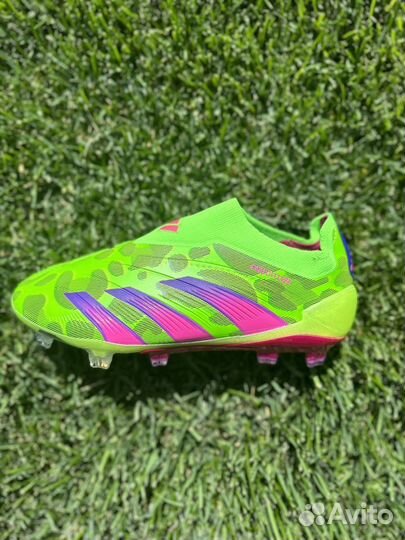 Бутсы Adidas Presator FG кислотные