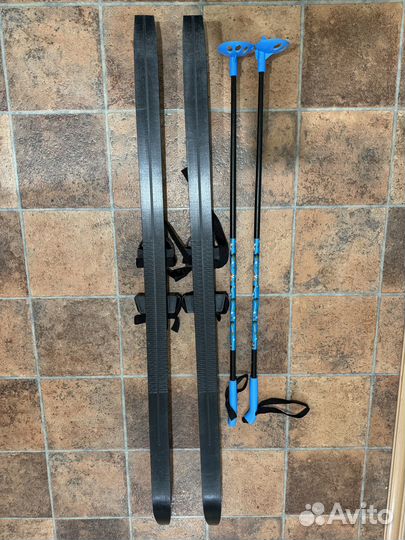 Лыжи детские Decathlon декатлон 120 см