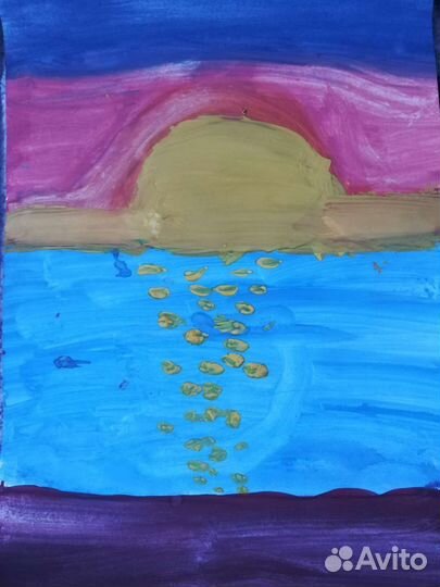 Рисунок гуашь