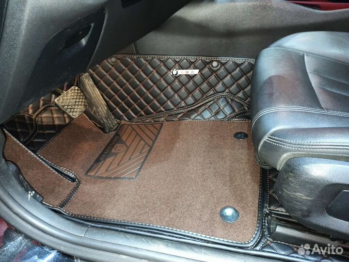 Коврики 3D 5D из экокожи