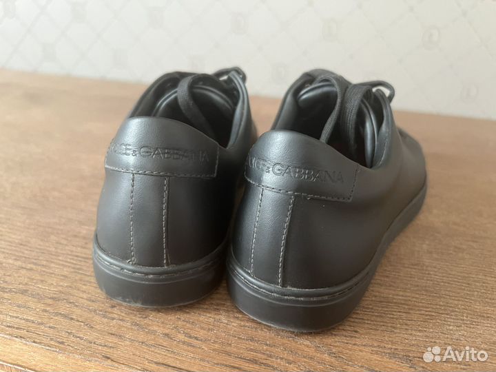 Кожаные кеды Dolce&Gabbana