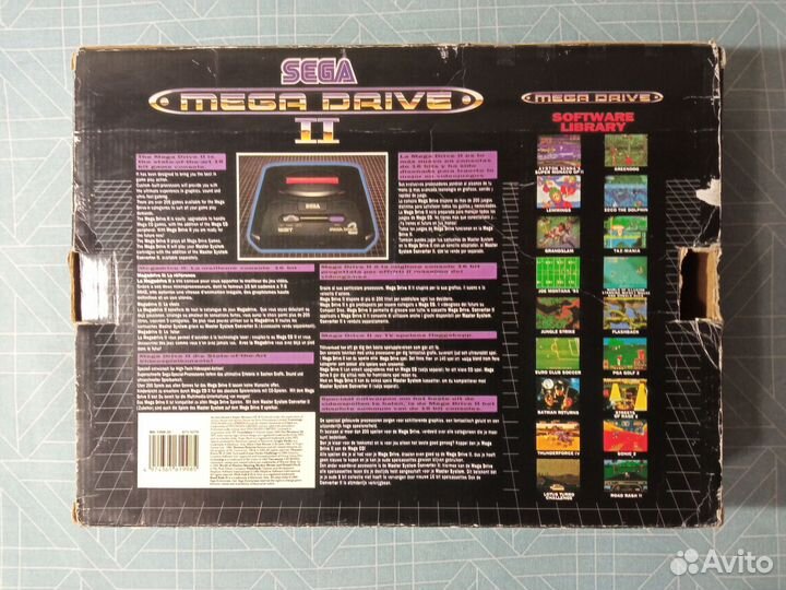 Игровая приставка Sega Mega Drive 2 (клон из 90-х)