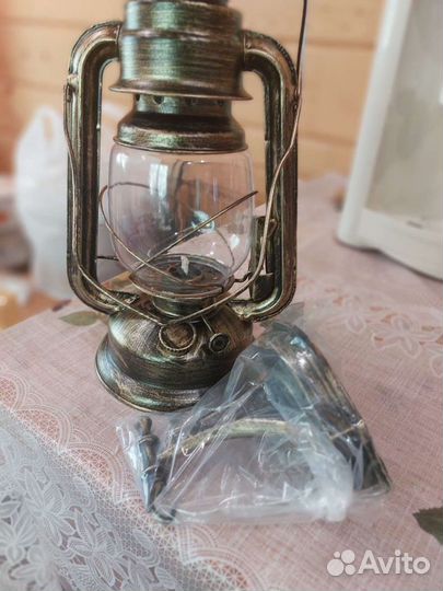 Светильники бра лофт старинная керосиновая лампа