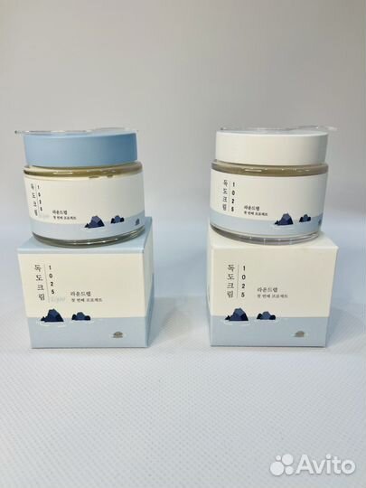 Round Lab увлажняющий крем для лица Dokdo 1025