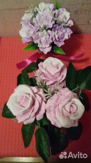 Букет цветов из мыла. Ручная работа