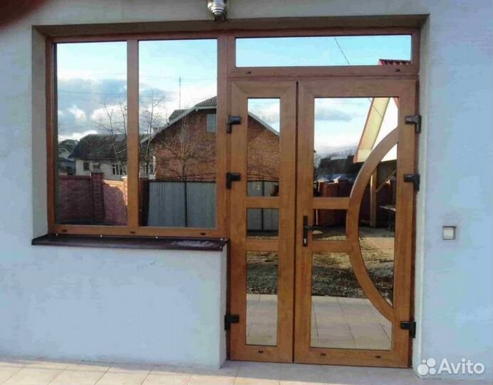 Пластиковые двери от производителя. Входная группа