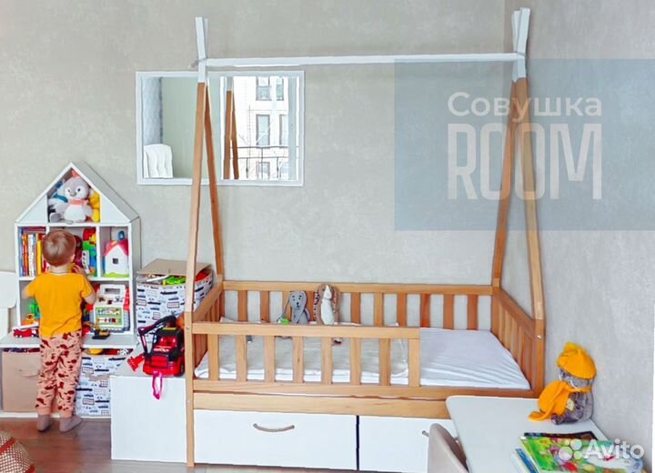 Кровать из бука вигвам