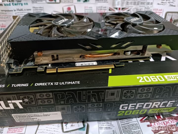 Видеокарта rtx 2060 super 8gb palit