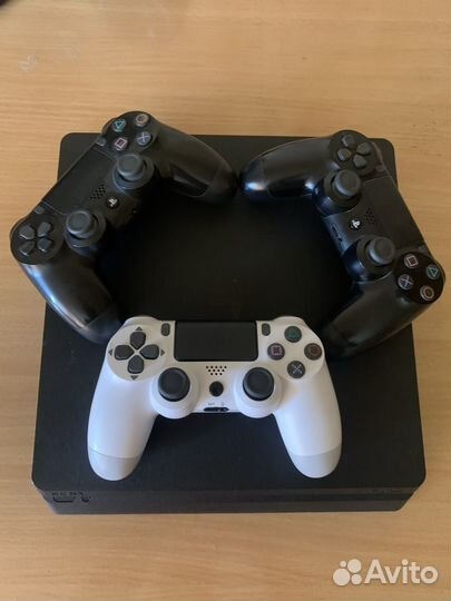 Sony PS4 slim 500gb+3джостика+2игры