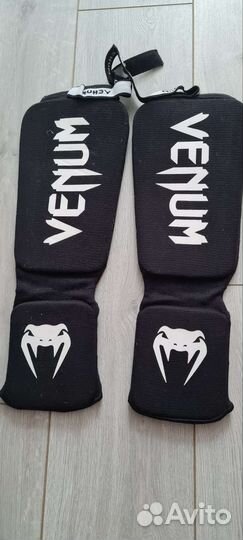Защита для ног голень-стопа venum, оригинал